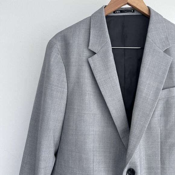 Zara Blazer Mens US 44 Sport Coat Regular Fit Suit Jacket Business Casual Formal - Picture 2 of 15
